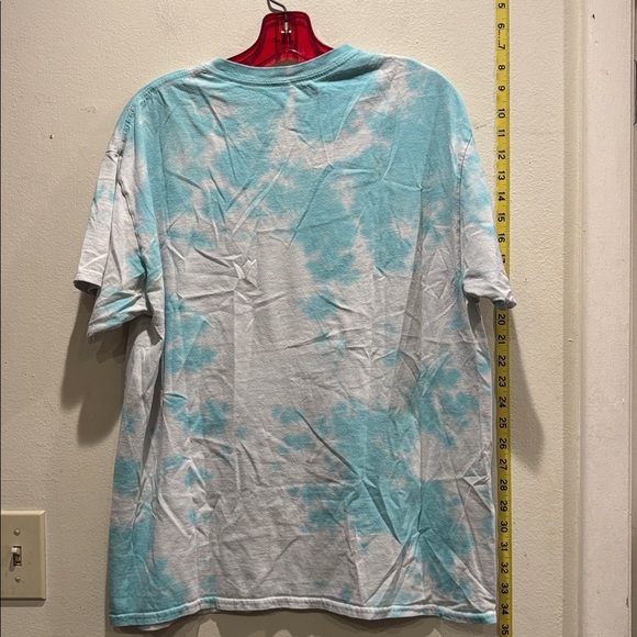 Tie-Dye Graphic Tee - Blue and White - Picture 3 of 3